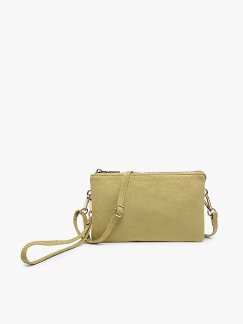 Austin Smooth 3 Compartment Crossbody/Wristlet